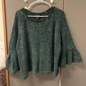 Green Relaxed Sweater